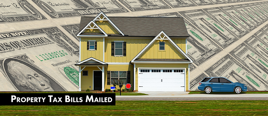 Property Tax Bills Mailed News Graphic