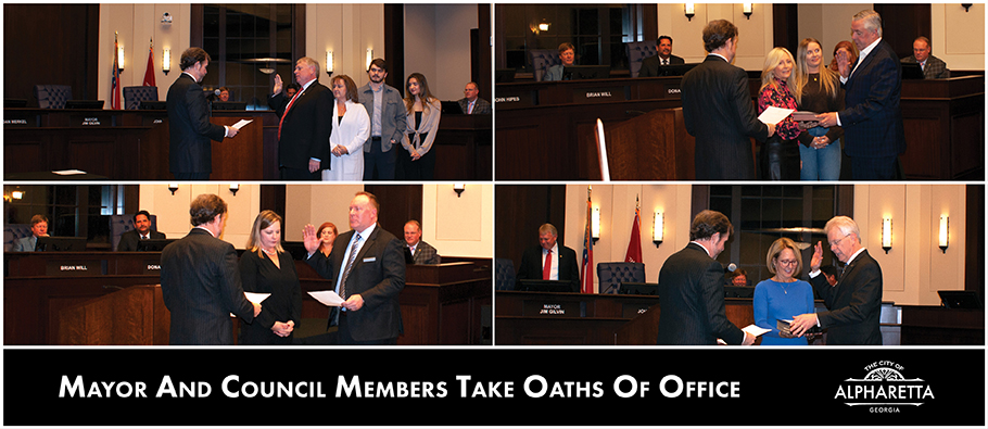 Mayor And Council Oath - News Graphic