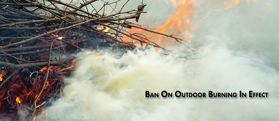 Outdoor Burn Ban News Graphic